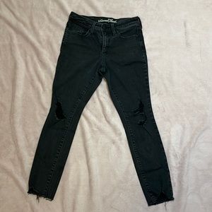 Universal Thread - Black Ripped Skinny Jeans - Size 2/26 Short